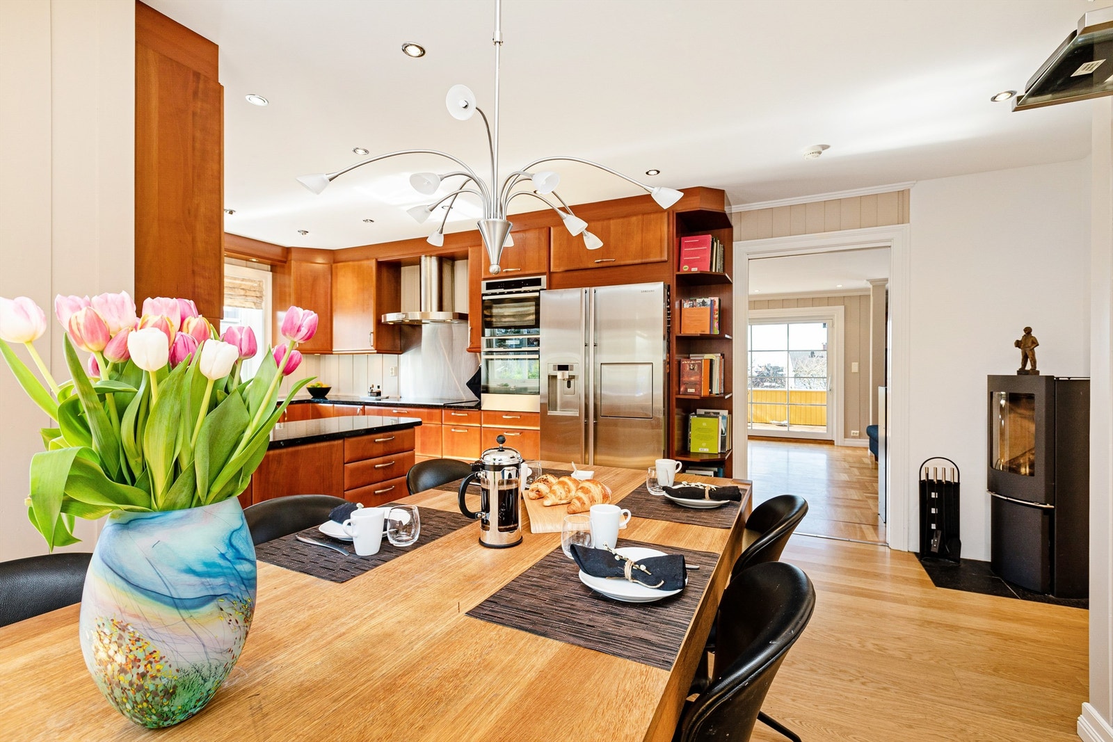 Kjøkkeninnredningen er fra JKE Design Galleribilde