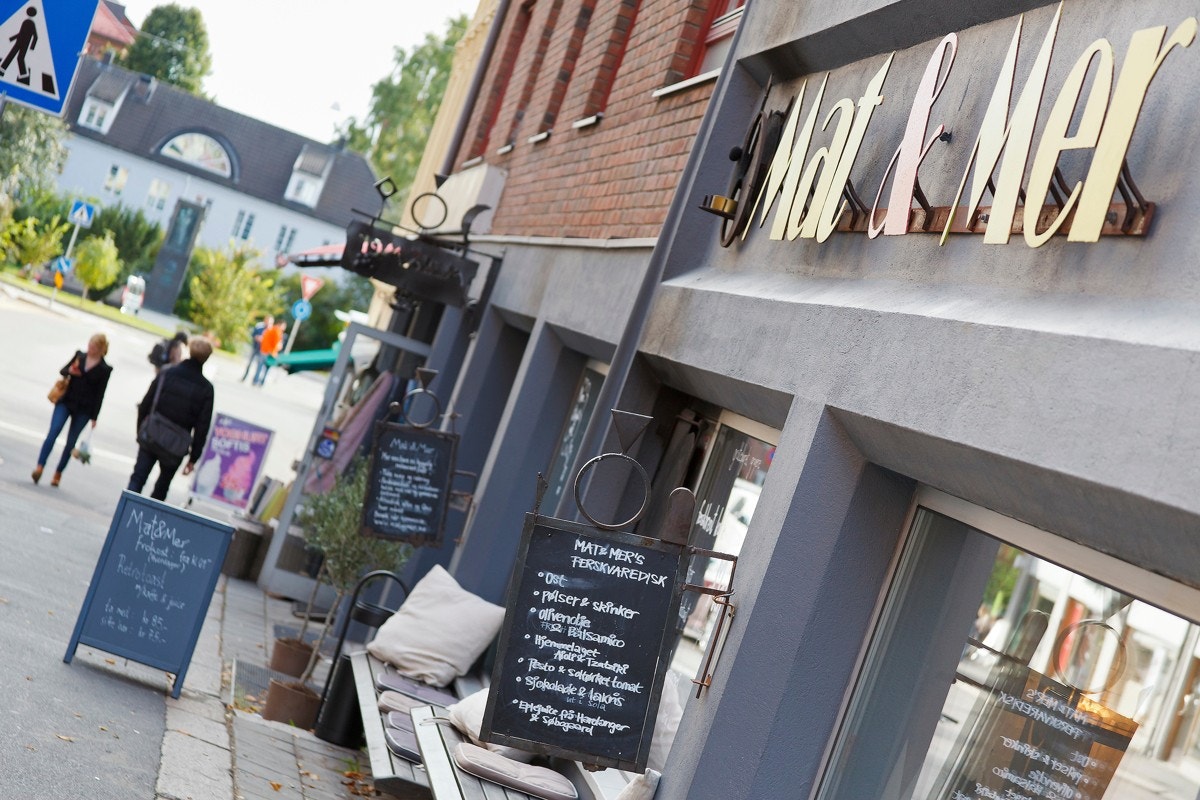 Bjølsen har flere hyggelige kafeer og spisesteder. Galleribilde