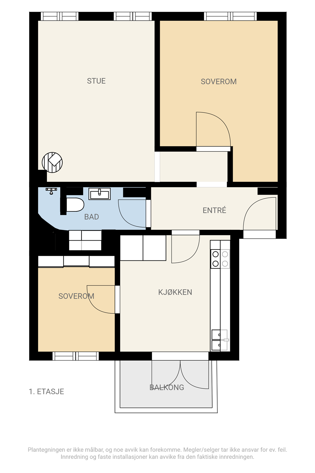 Alternativ plantegning. Galleribilde