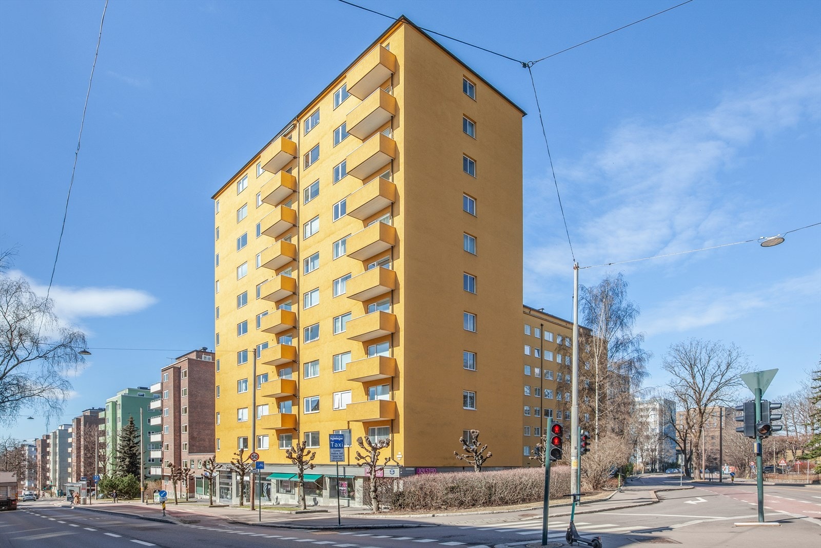 Fasade Kirkeveien 114. Galleribilde