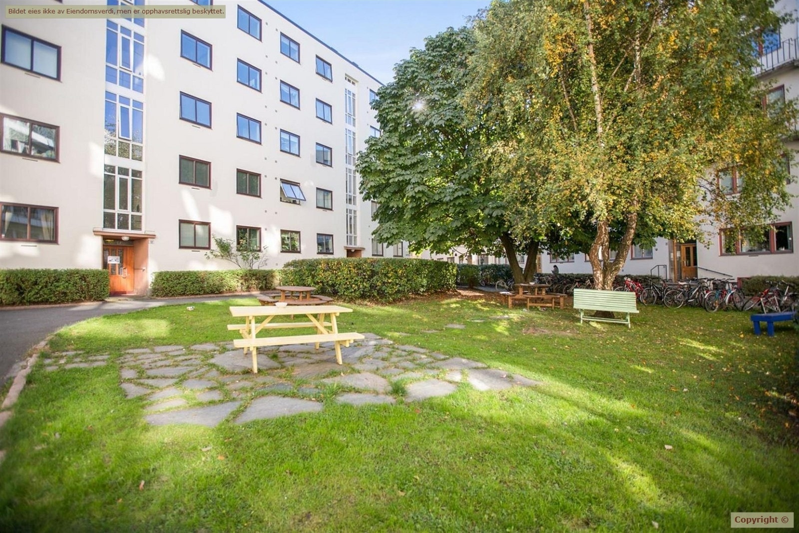 Koselig bakgård til glede for beboerne Galleribilde