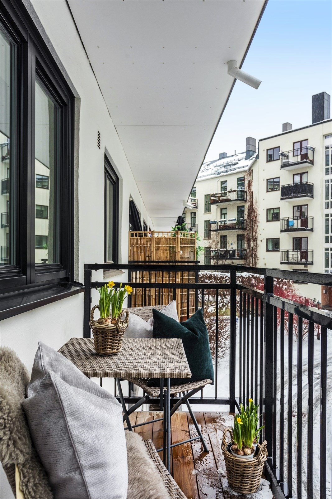 Plass til utemøbler og grill Galleribilde