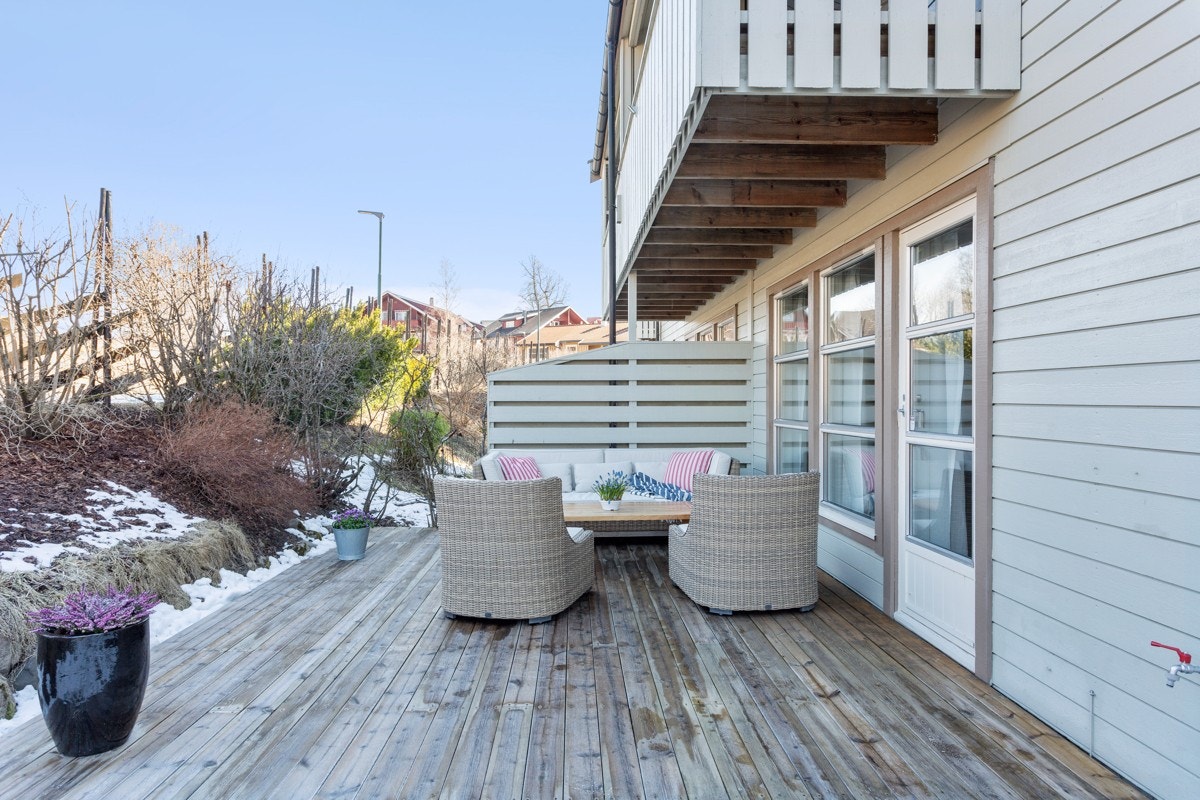 20 kvm terrasse. Nå kommer grillsesongen. Galleribilde