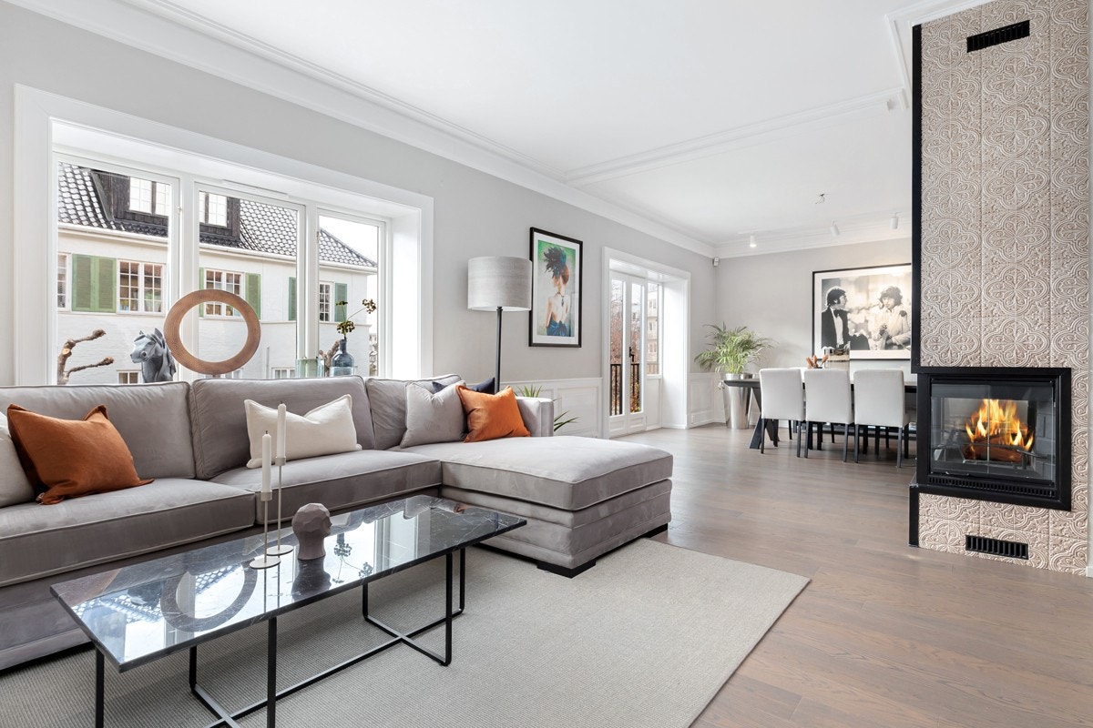 Hovedetsjen er lys og luftig Galleribilde