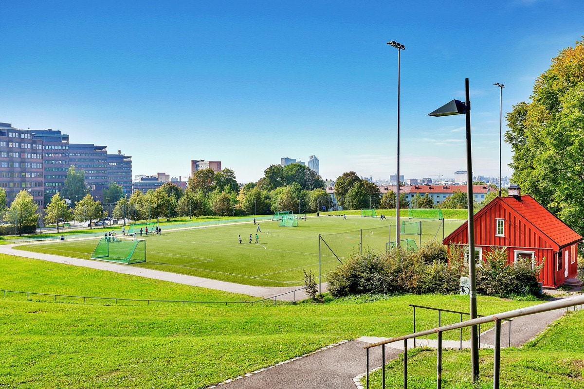 En rekke fine parker ligger rett i nærheten, og tilbyr flotte turer på solrike dager. Galleribilde