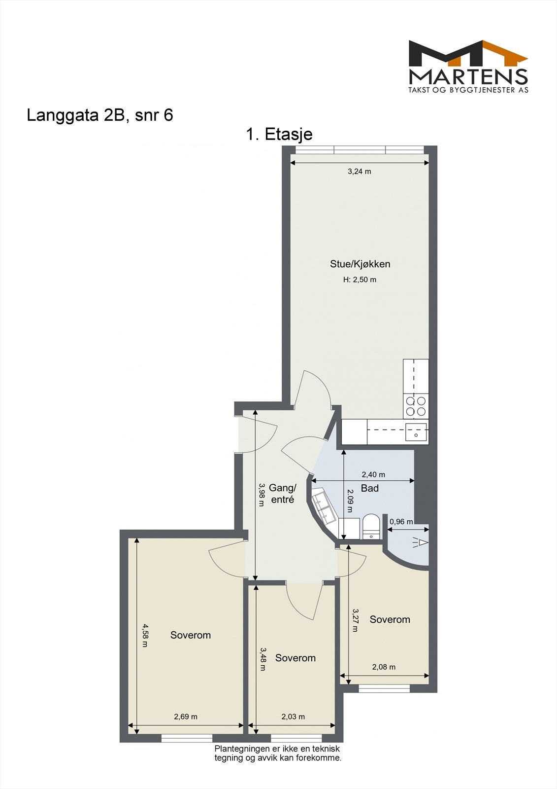 Planskisse. Galleribilde