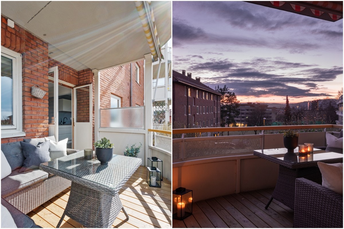 Her har du god plass til utemøblement, grill og beplantning, så du kan nyte varme sommerdager. Galleribilde