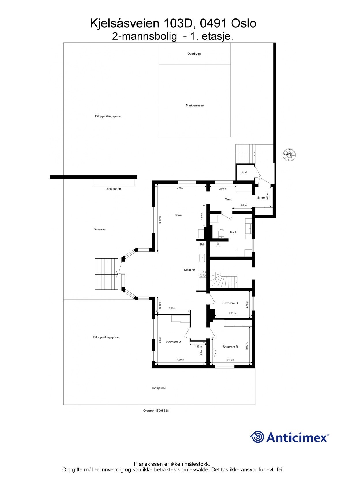 Plantegning 1. etasje. Galleribilde