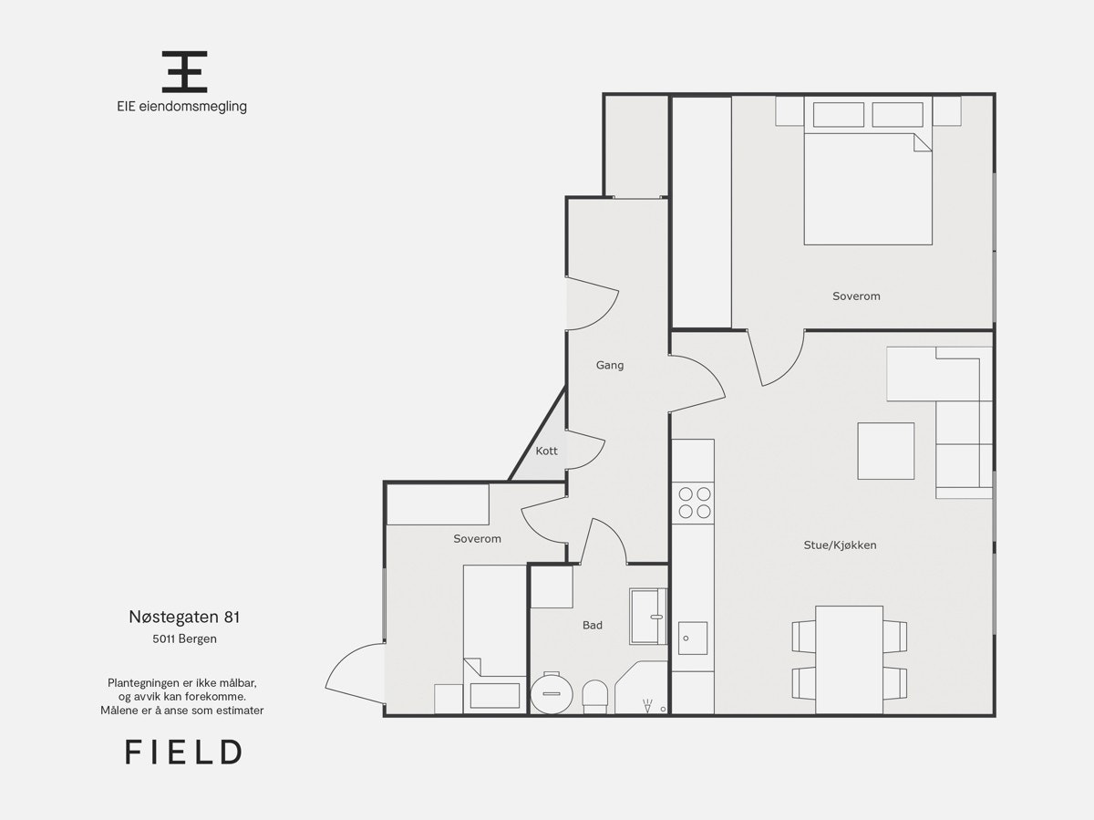 Plantegning. Galleribilde