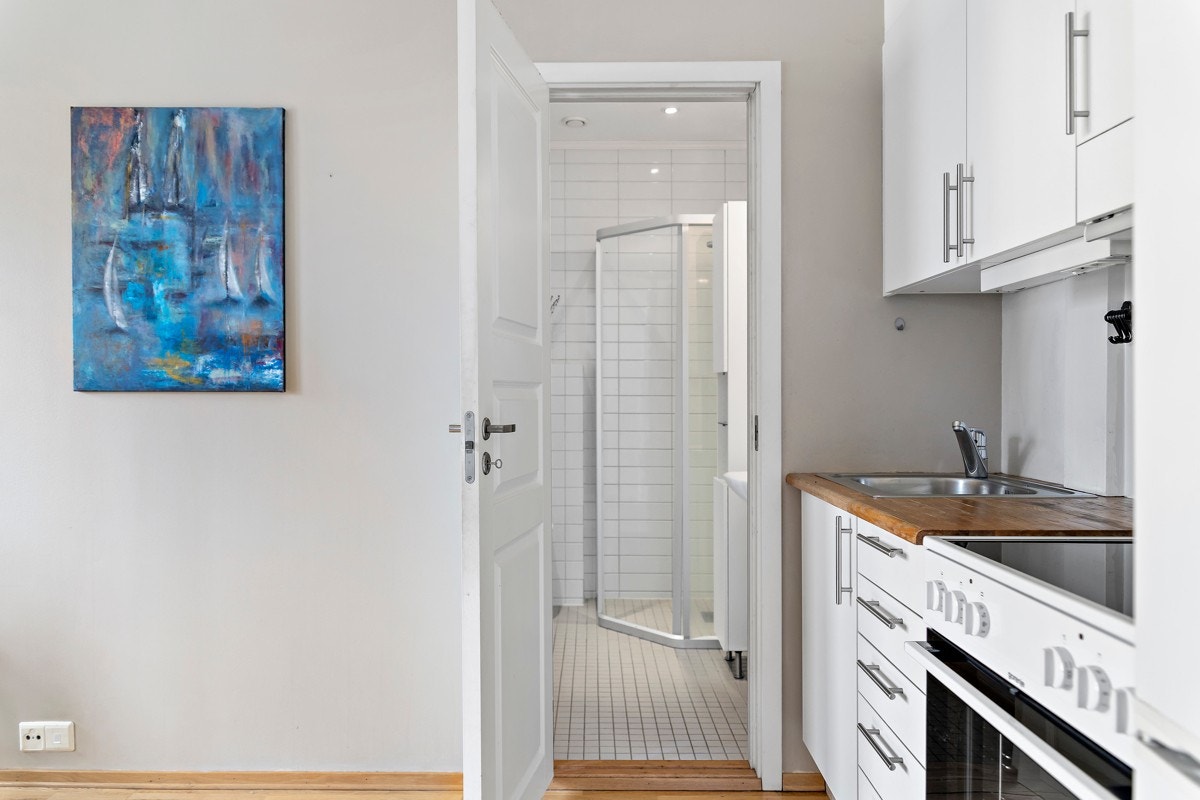 Inngang til badet Galleribilde