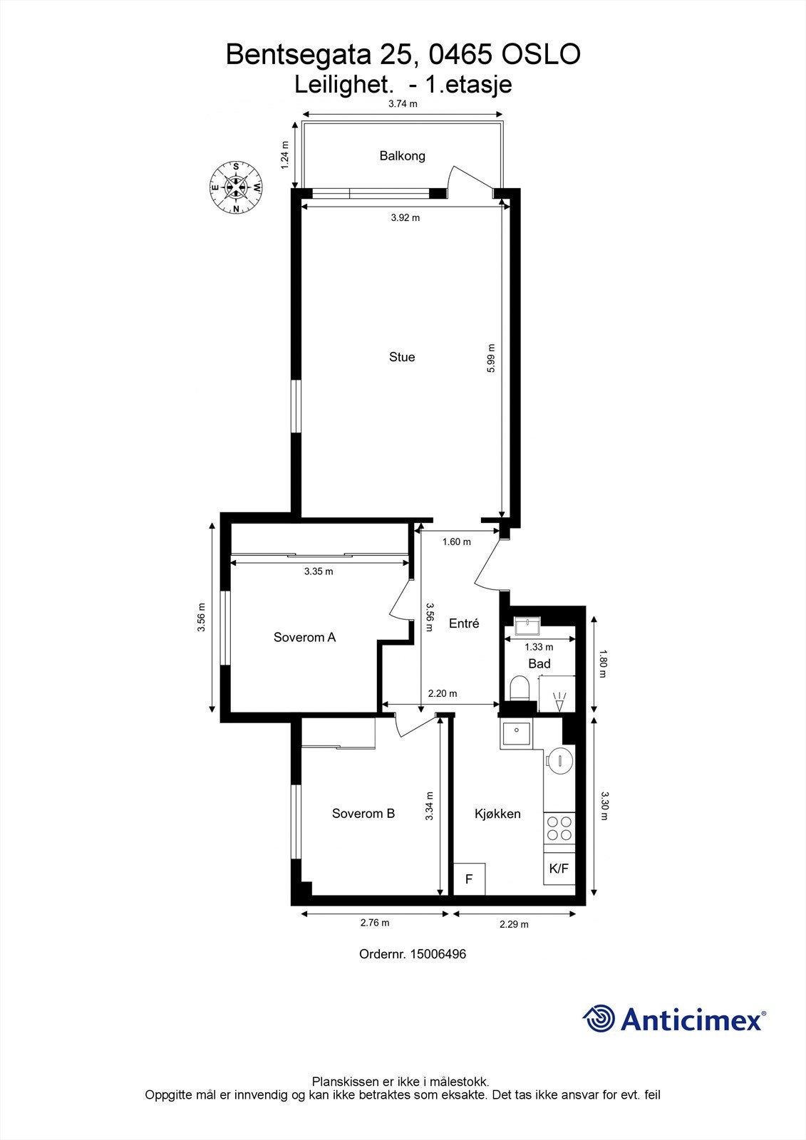 Plantegning Galleribilde