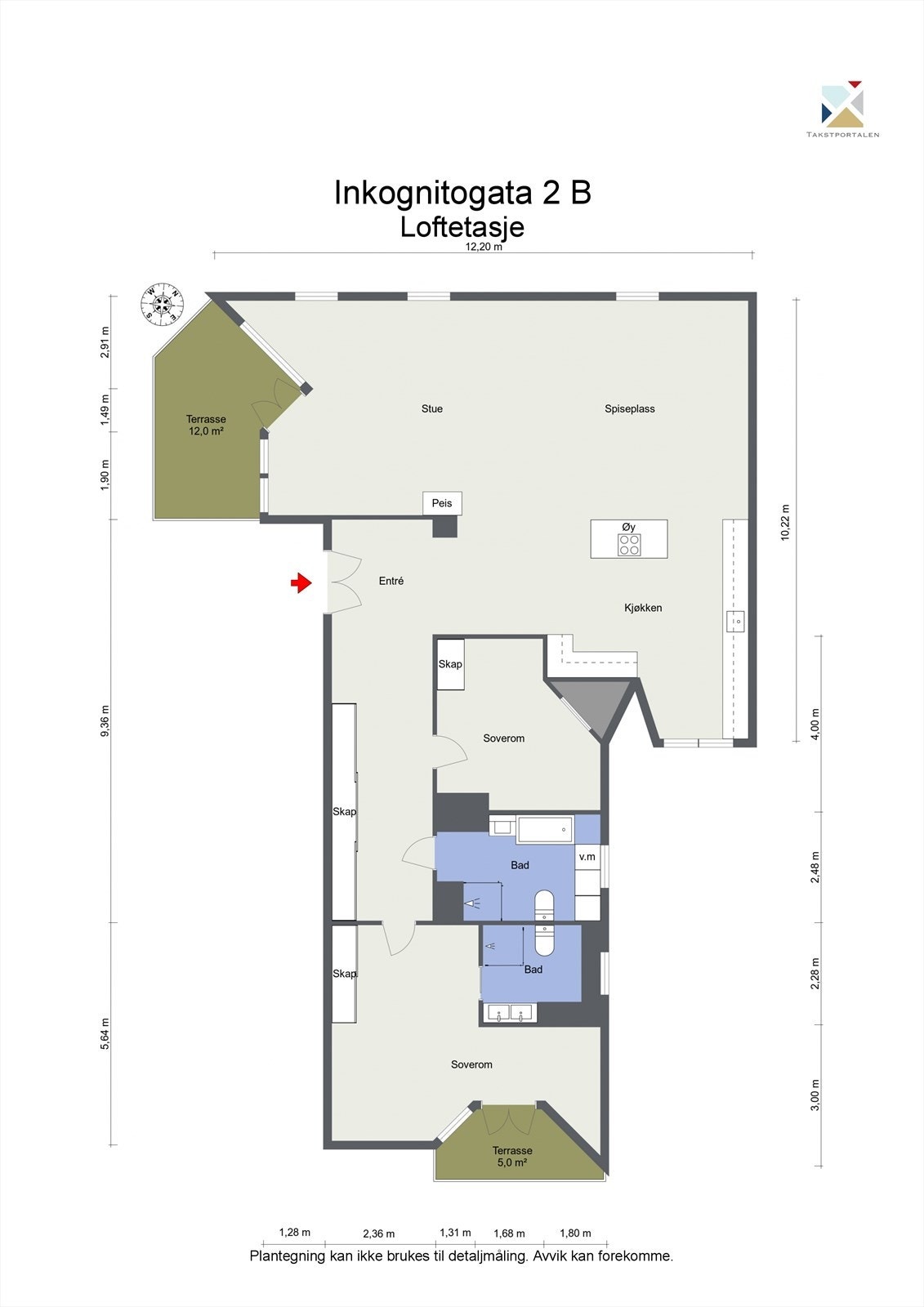 Plantegning Galleribilde