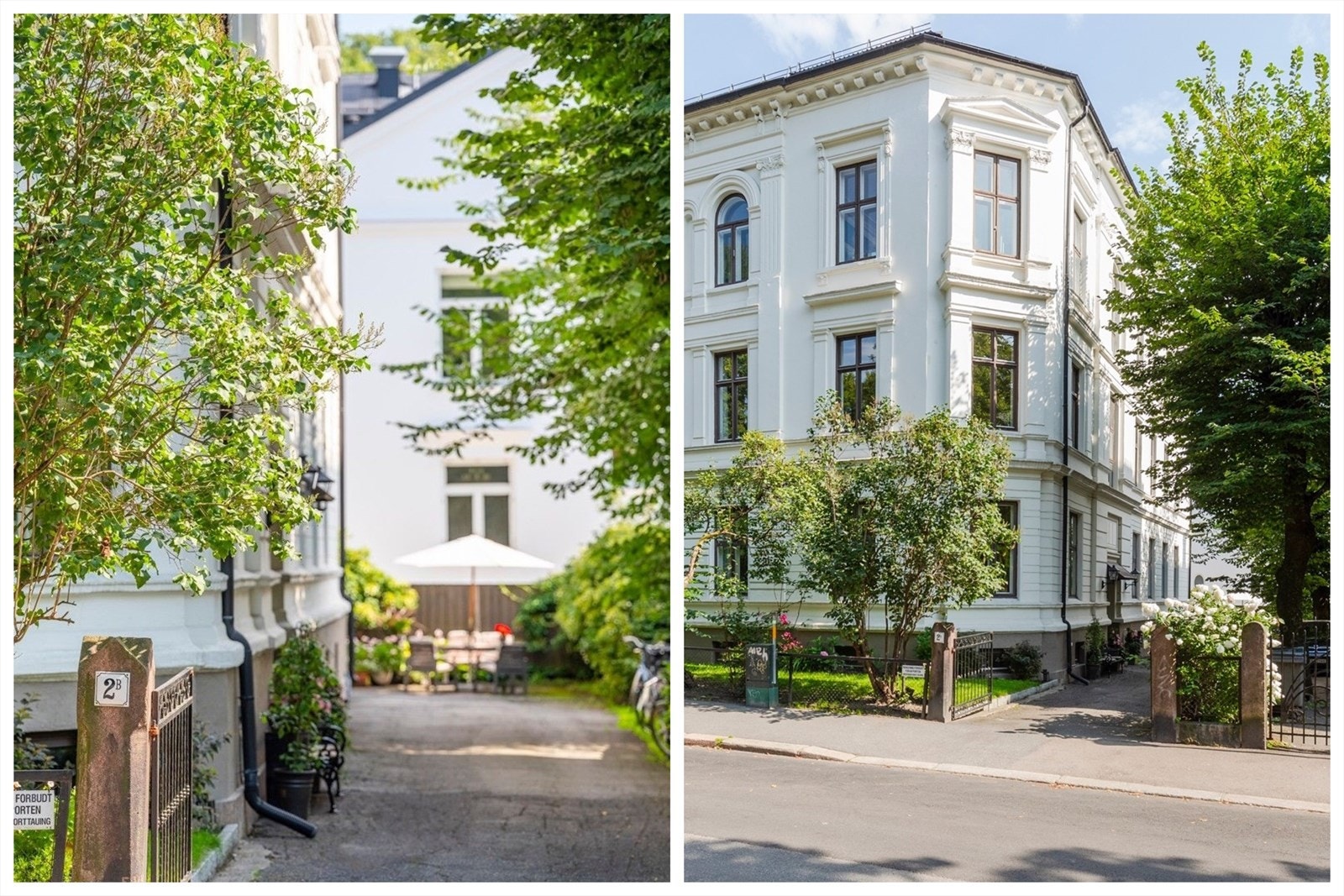 Sommerbilde fasade Galleribilde