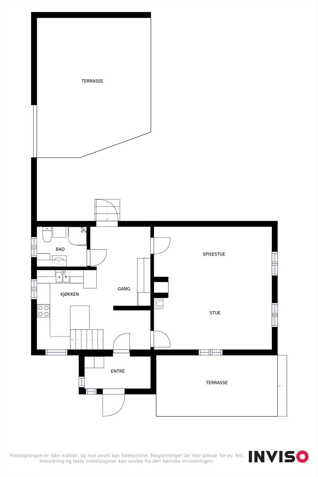 Plantegning 1.etg. Galleribilde