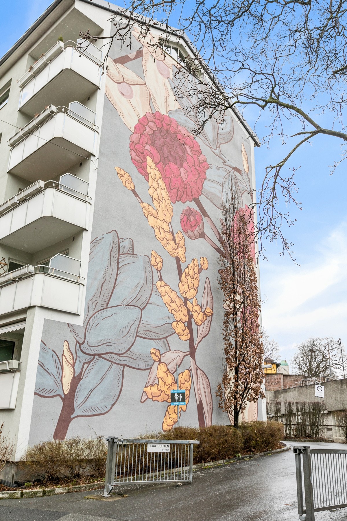 Fasadebilde. Galleribilde