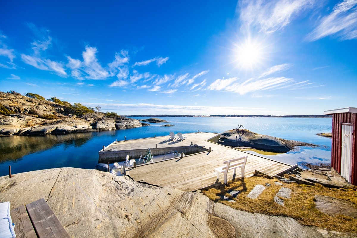 Svaberg, brygge og badstue Galleribilde