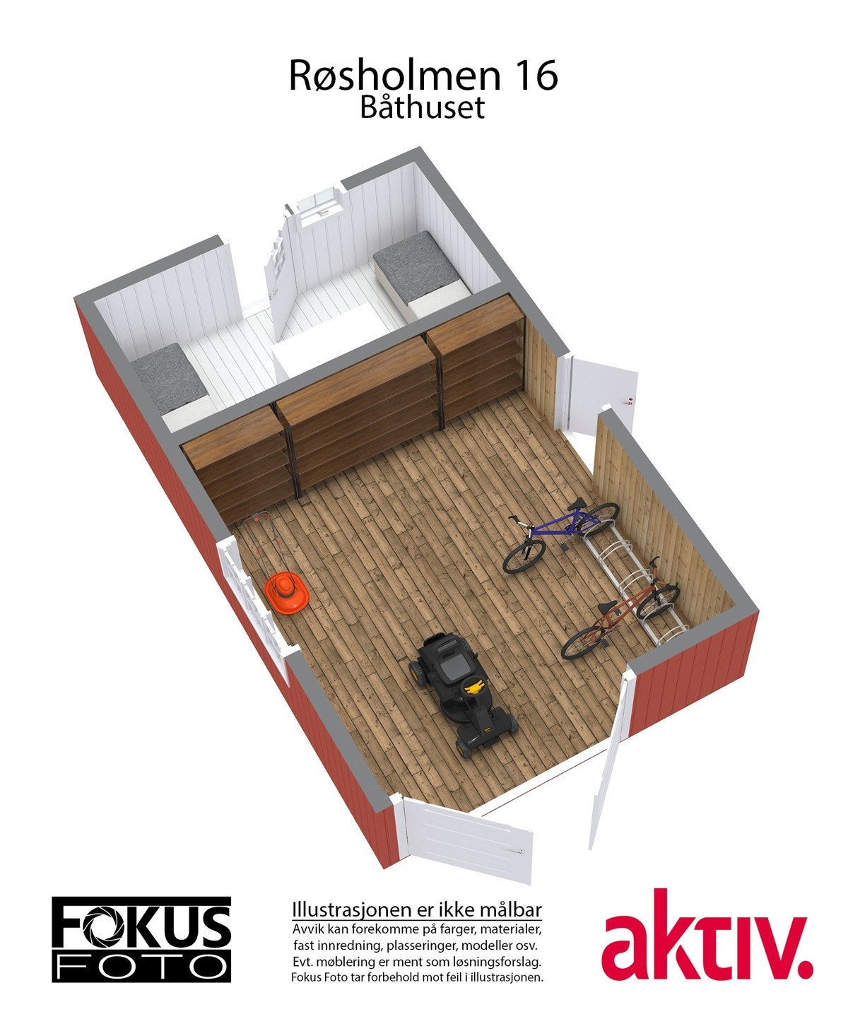 3D - Båthuset Galleribilde