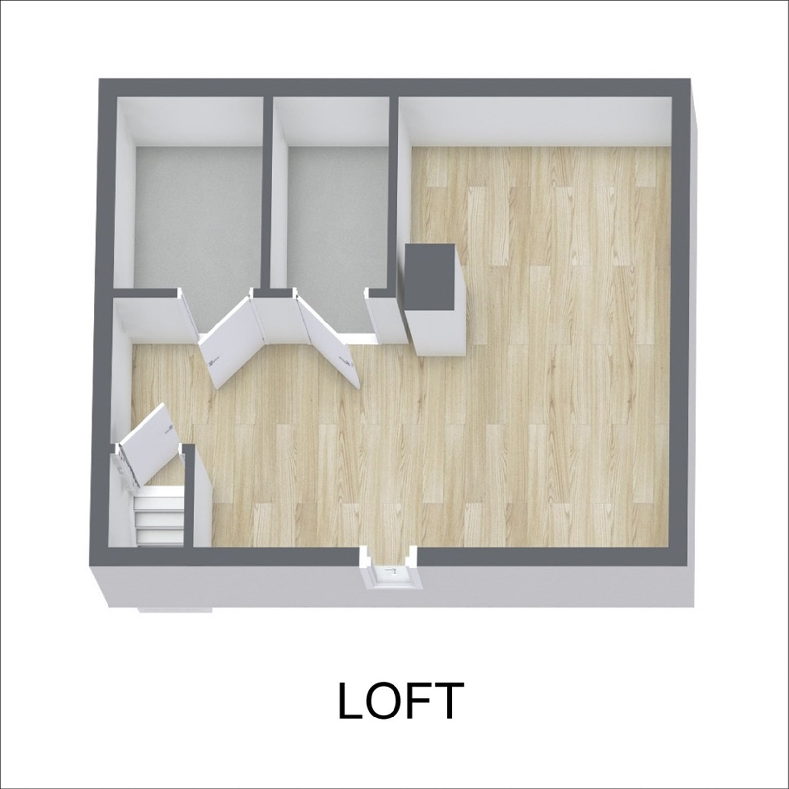 Plantegning loftetasje Galleribilde