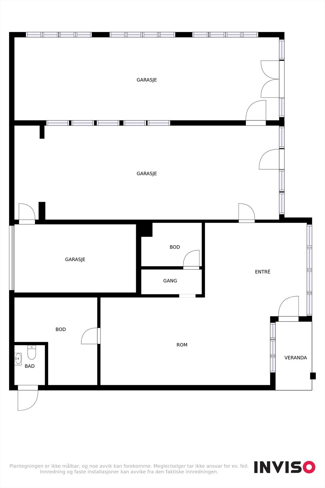 Plantegning butikk/verksted Galleribilde