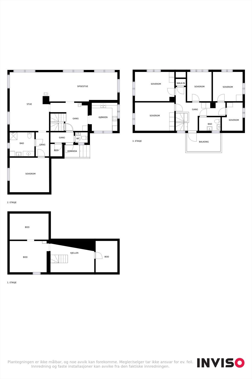 Plantegning kombinert Galleribilde