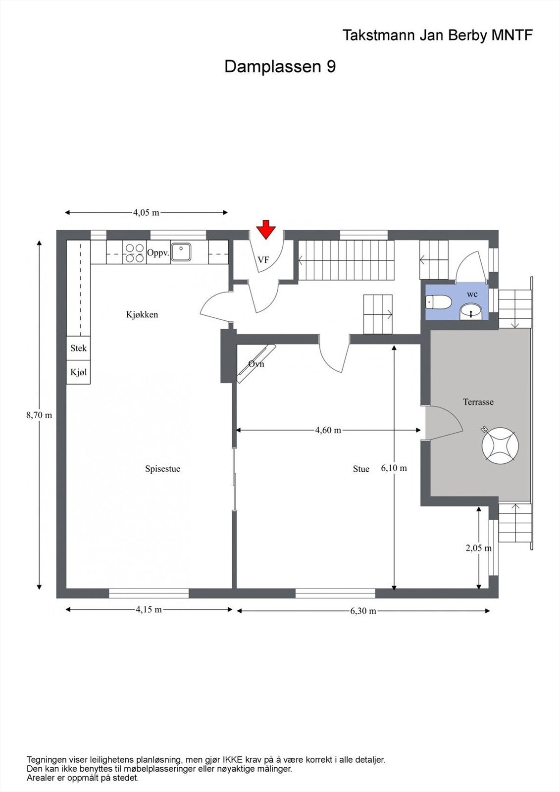 Plantegning 1. etasje. Galleribilde