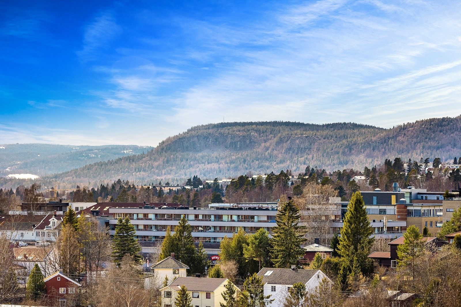 Utsikt fra balkongen Galleribilde