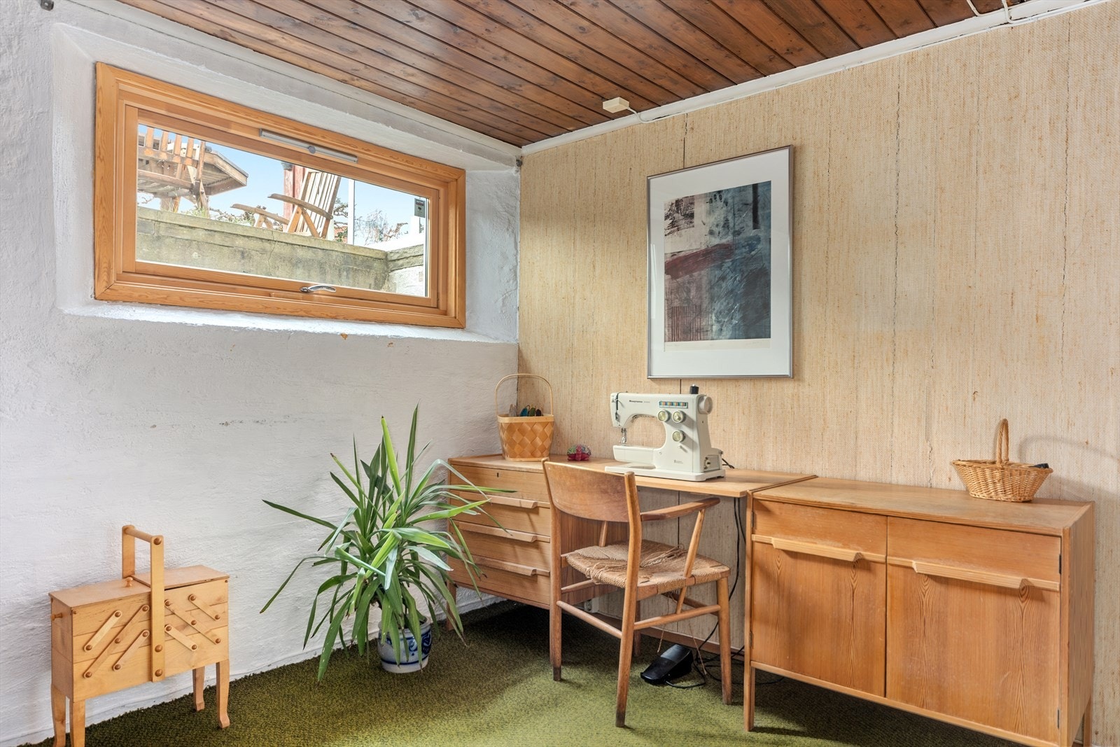 Innredet rom i kjeller. Galleribilde