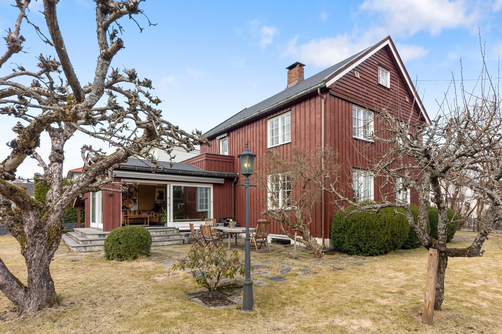 Det er også satt opp lyktestolpe Galleribilde