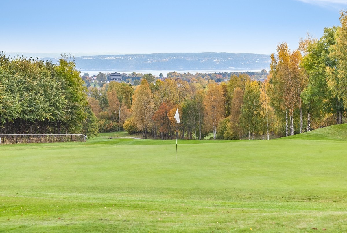 Et steinkast unna ligger Asker golfklubb, med sin populære 18-hulls bane. Galleribilde