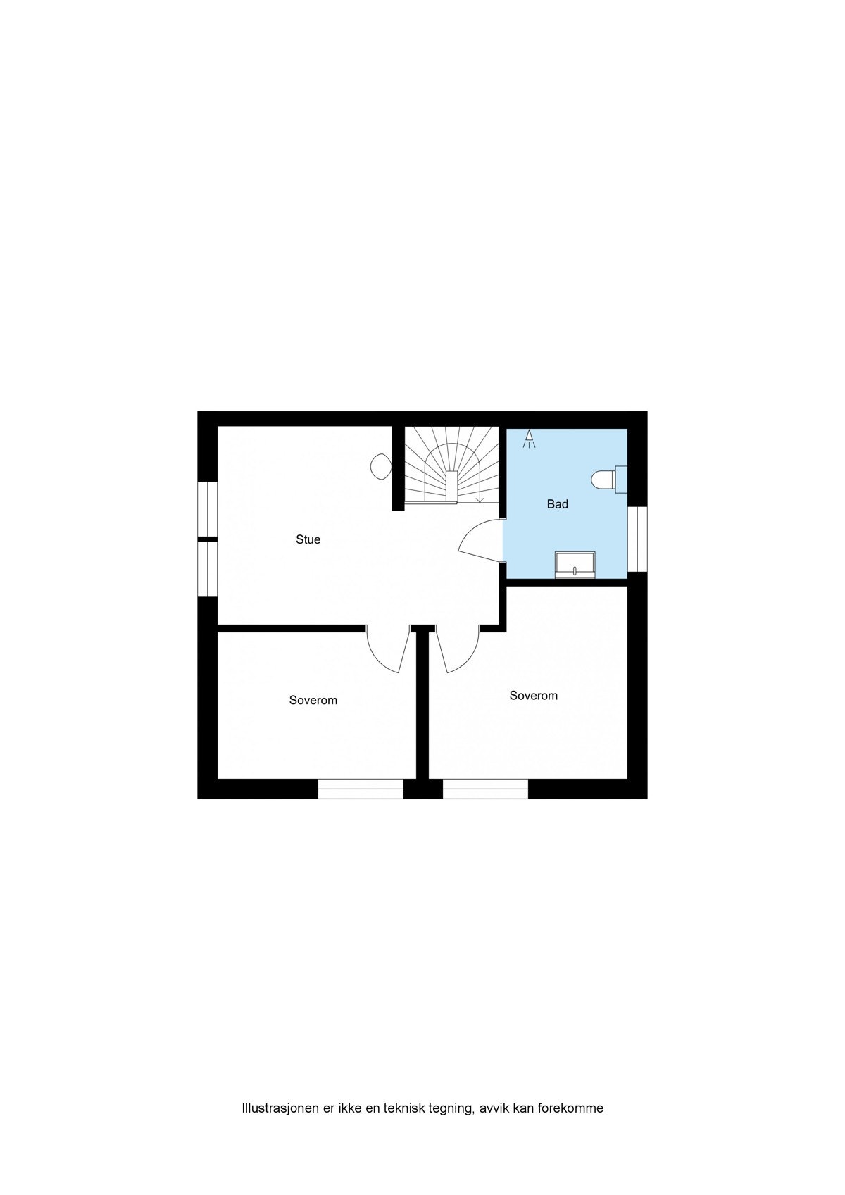 Plantegning - 2. etasje. Galleribilde