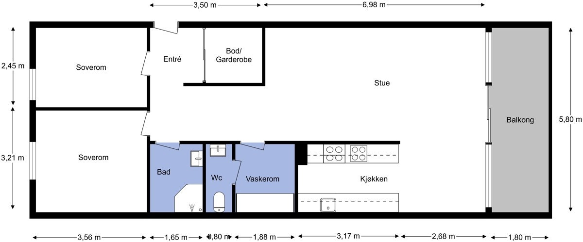 Planskisse Galleribilde