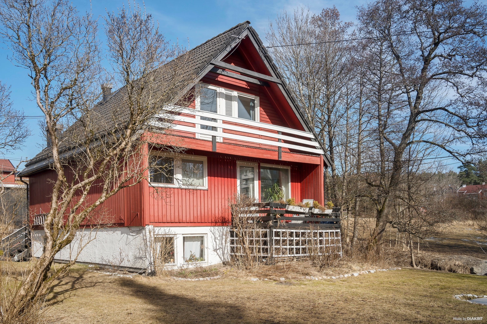 Fasade mot Nils Bays vei Galleribilde