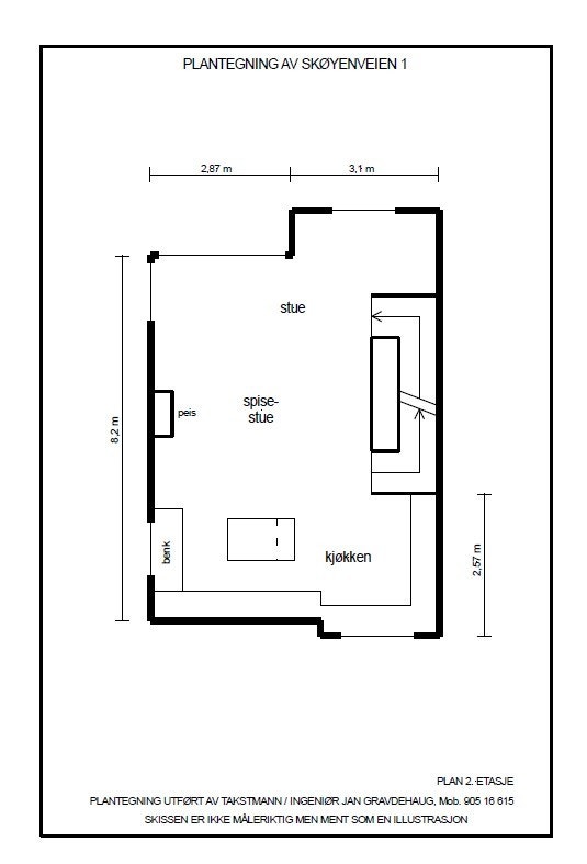 Plantegning - 2. etg. Galleribilde