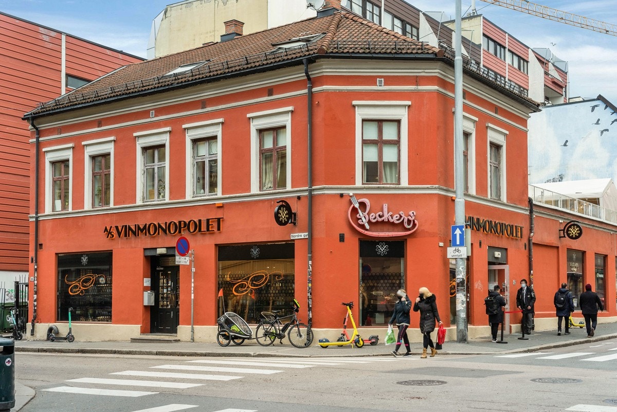Det er en kort spasertur til Markveien som er en av de sentrale gatene på Grünerløkka, her finner du et bredt utvalg av caféer og nisjebutikker. Galleribilde