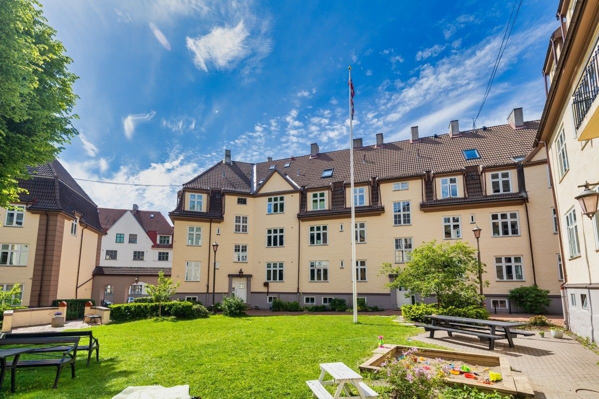 En skikkelig fin plass for lange og late sommerdager! (arkivbilde) Galleribilde