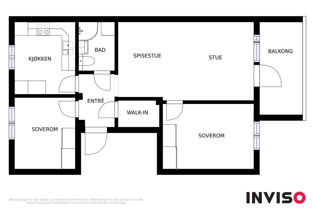 Plantegning Galleribilde