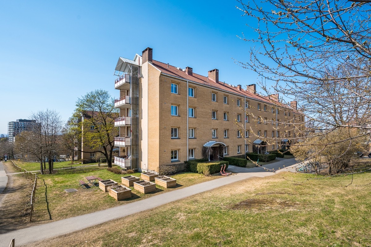 Borettslaget er veldrevet, og fellesarealene er velstelte og pent opparbeidet. Galleribilde