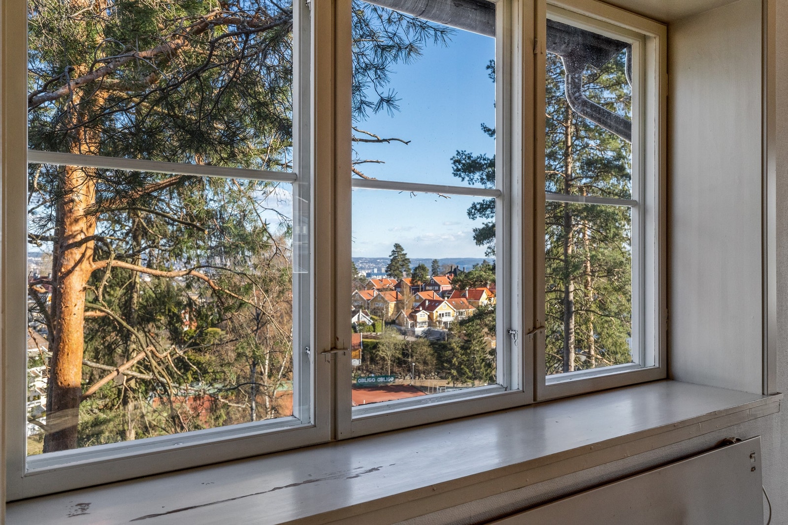 Utsikt fra stuen i første etasje Galleribilde