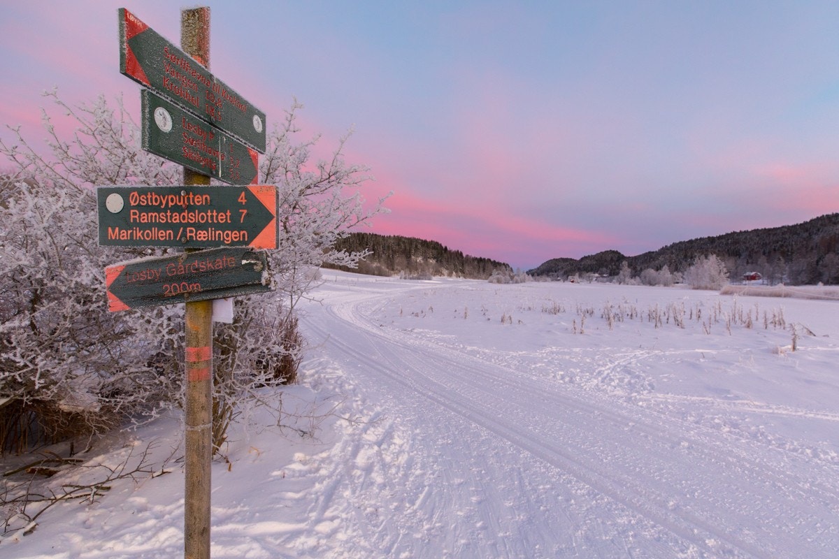 Marka ligger i nærområdet og byr på flott turterreng året rundt. Galleribilde