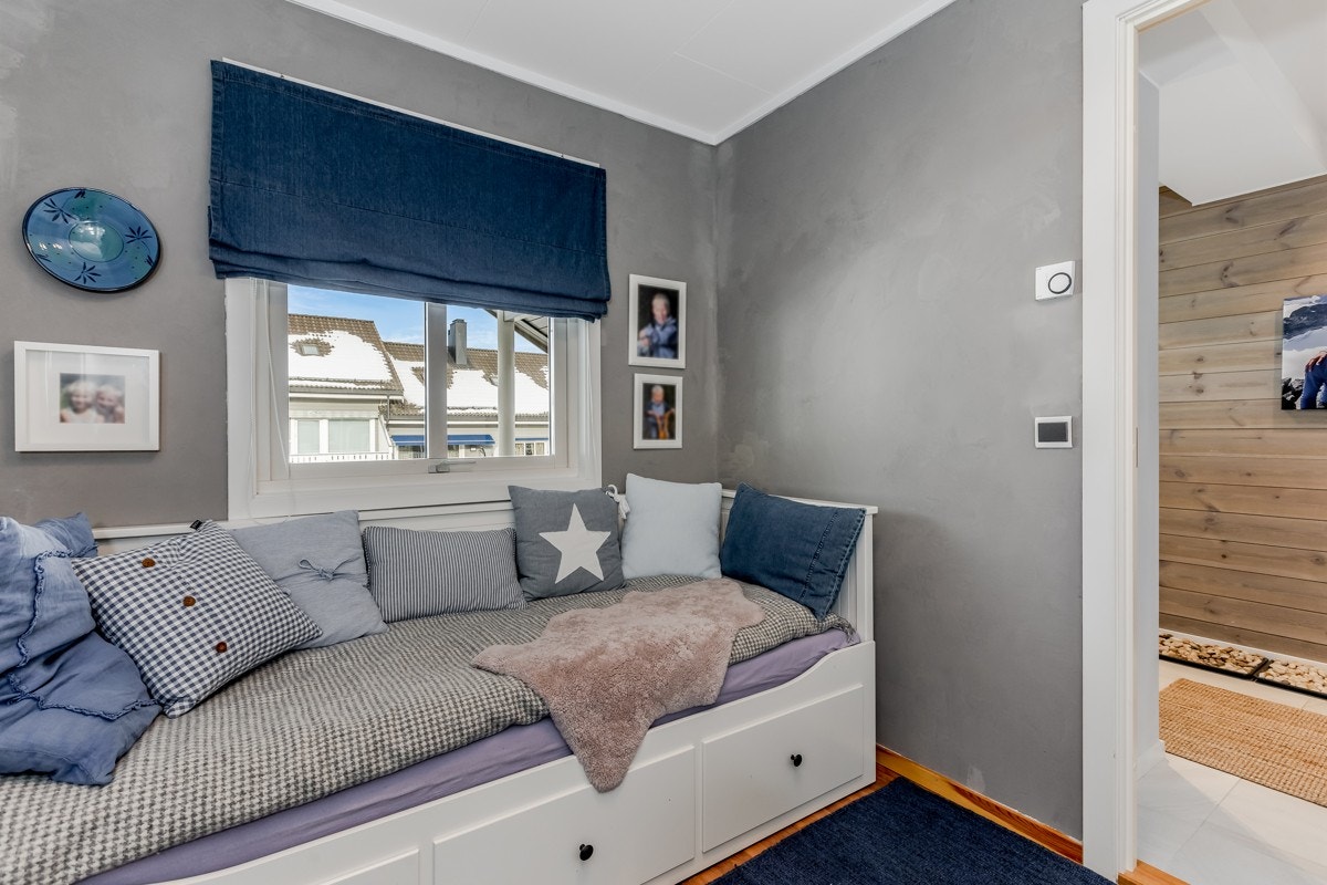 Soverom i inngangsplan. Galleribilde