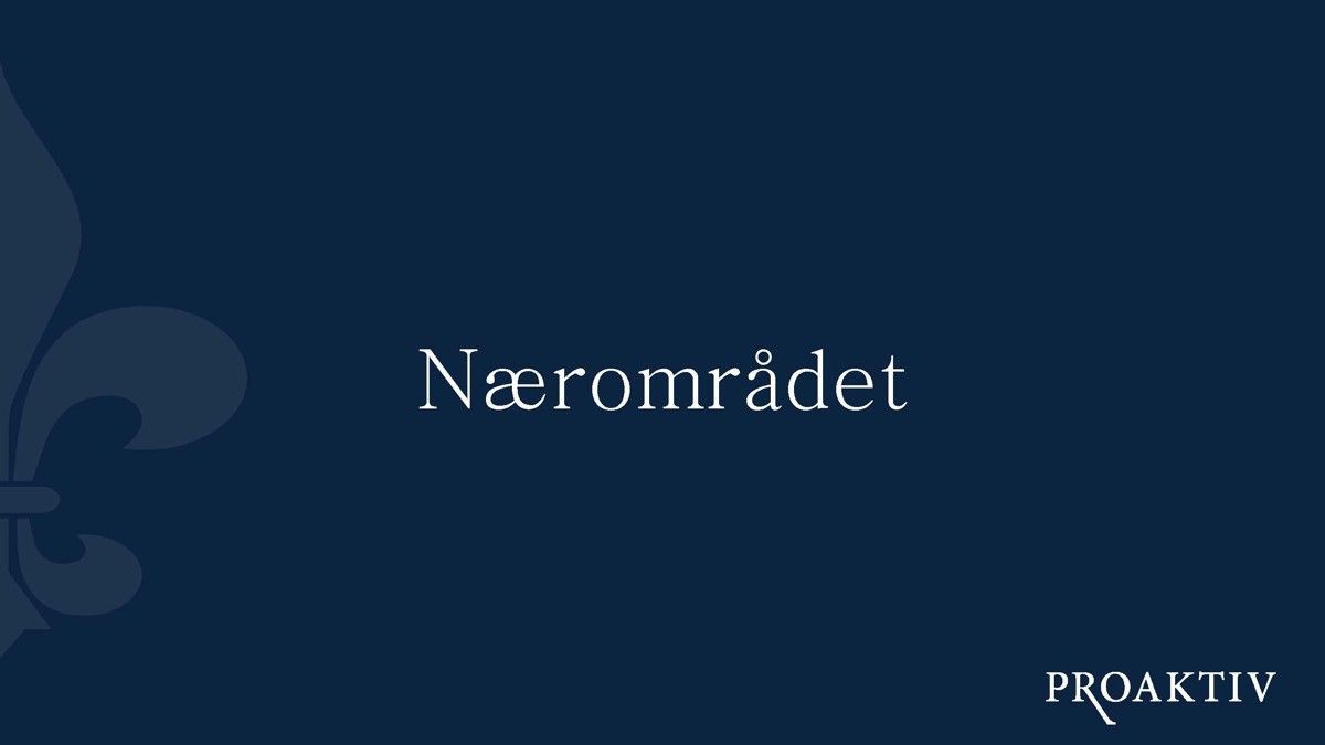 Nærområdet. Galleribilde