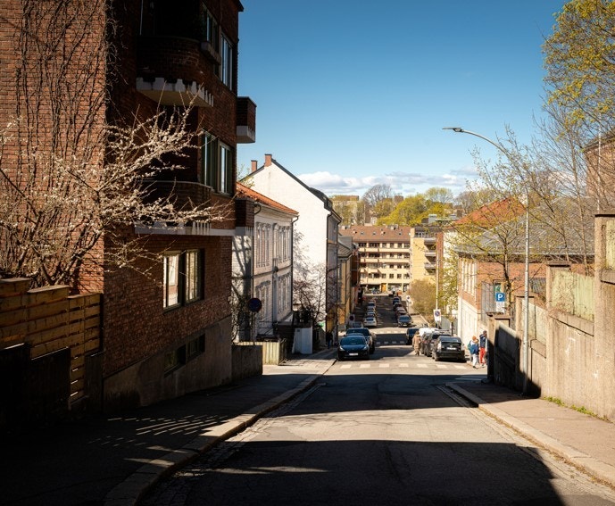 Her bor du så sentralt at du kan gå til alt av byens sentrumsfasiliteter. Galleribilde