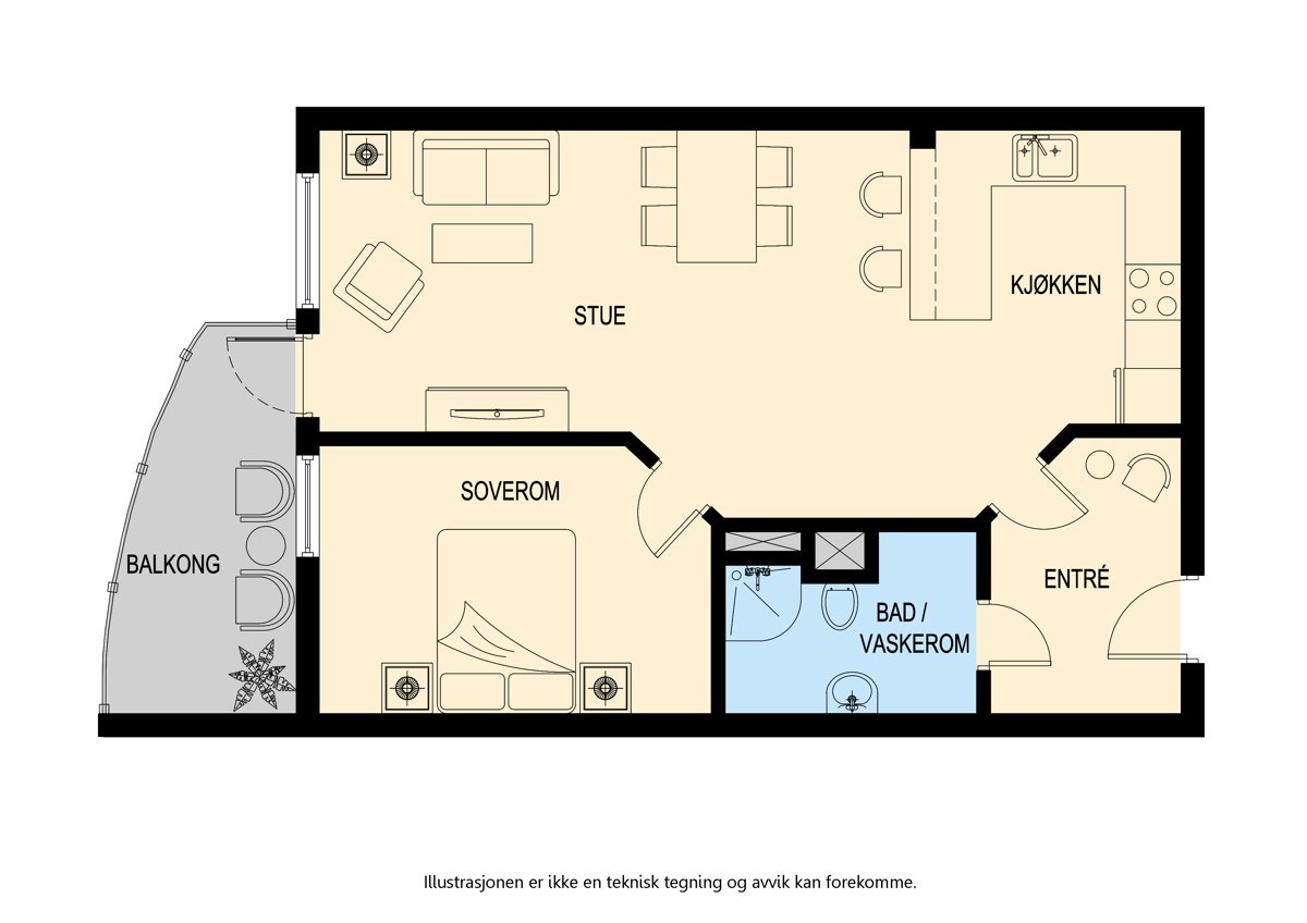 Plantegning 2 D. Galleribilde
