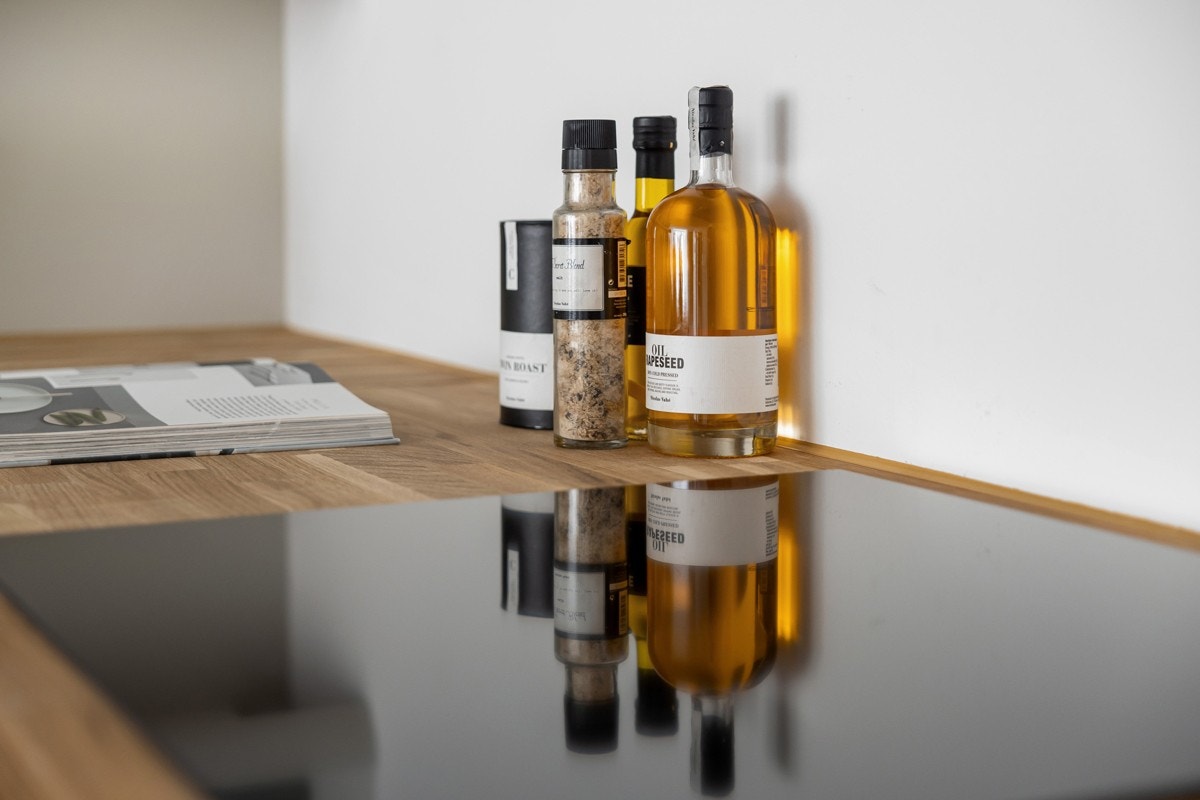 Detaljbilde fra kjøkken. Galleribilde