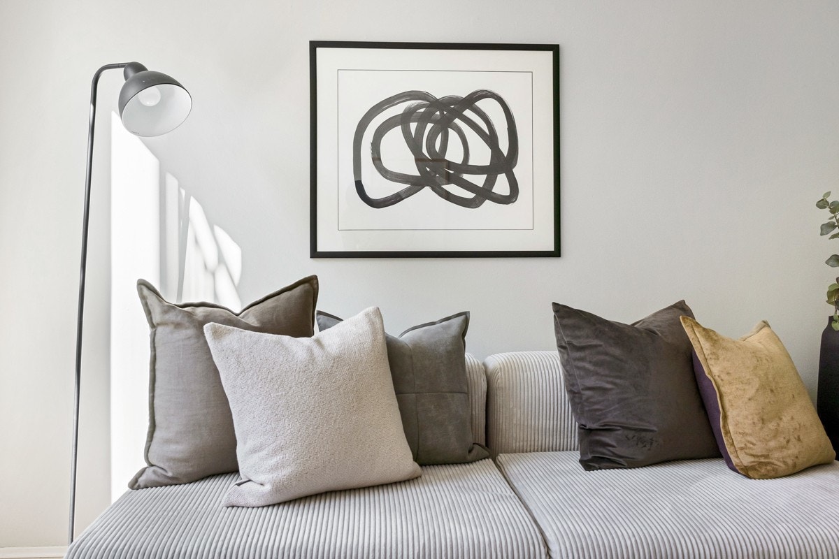 Interiørbilde fra stuen. Galleribilde