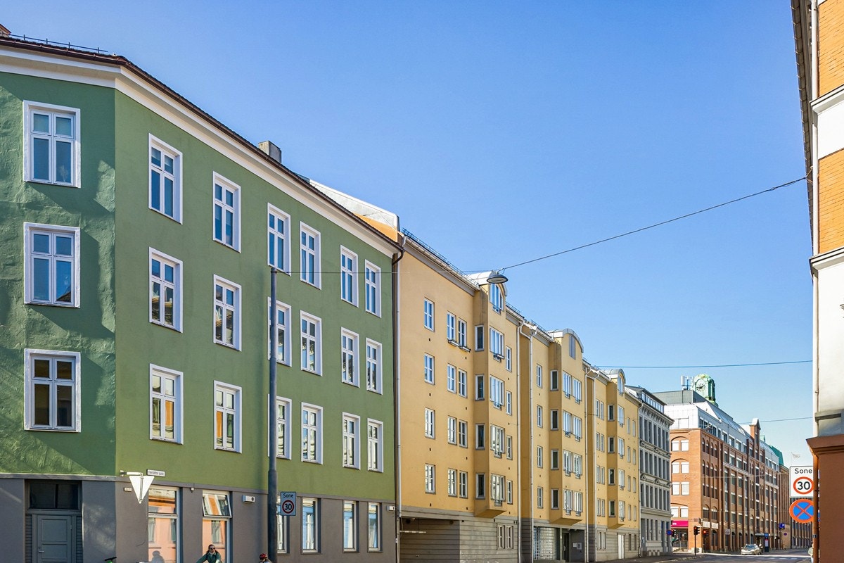 Herslebs gate Sameie 9-11 består av 58 seksjoner. Galleribilde