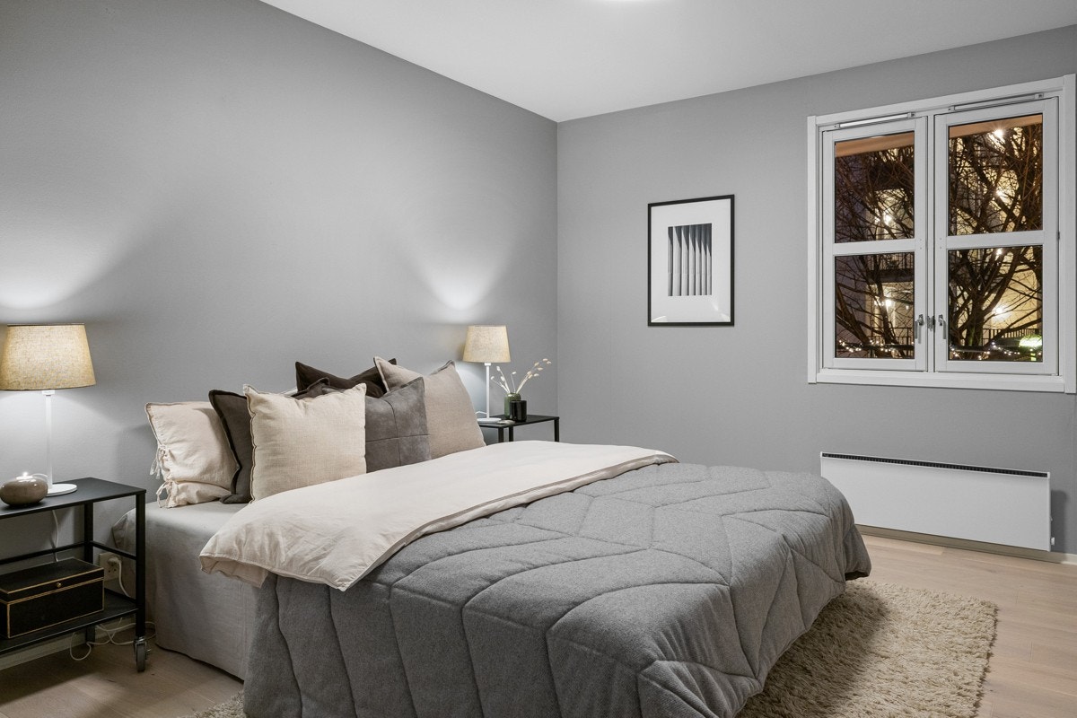 Kveldsstemning fra soverom. Galleribilde