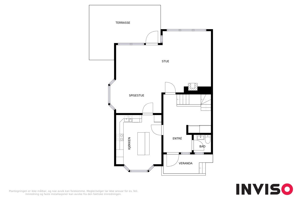 PLANSKISSE - 1. etasje Galleribilde
