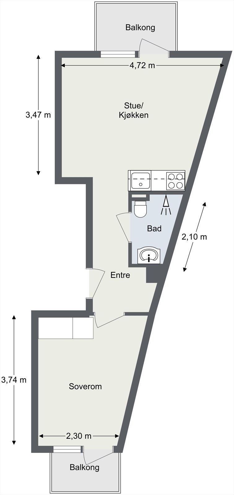 Plantegning Galleribilde