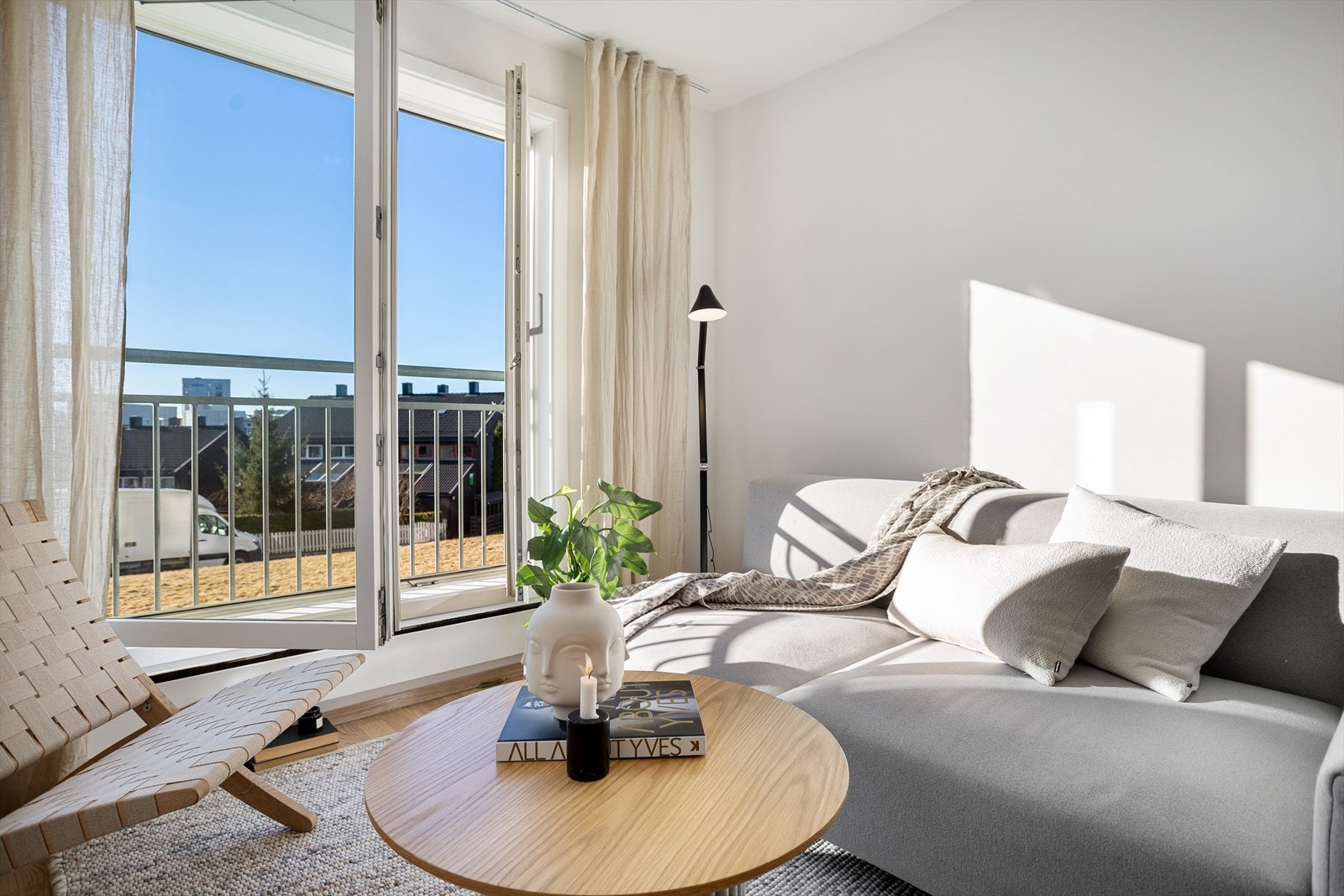 Fransk balkong med fantastiske utsiktsforhold Galleribilde